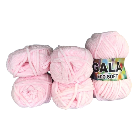 Gala Eco Chenille - 5er Pack - Babyrosa - Sonderposten
