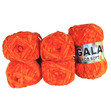 Gala Eco Chenille - 5er Pack - Dunkles Orange - Sonderposten