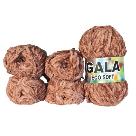 Gala Eco Chenille - 5er Pack - Braun/Cinnamon - Sonderposten