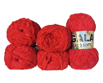 Gala Eco Chenille - 5er Pack - Rot - Sonderposten