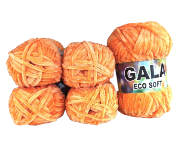 Gala Eco Chenille - 5er Pack - Helles Orange - Sonderposten