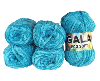 Gala Eco Chenille - 5er Pack - Dunklkes Türkis - Sonderposten