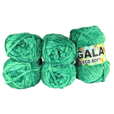 Gala Eco Chenille - 5er Pack - Grün - Sonderposten