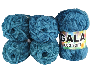 Gala Eco Chenille - 5er Pack - Petrol - Sonderposten