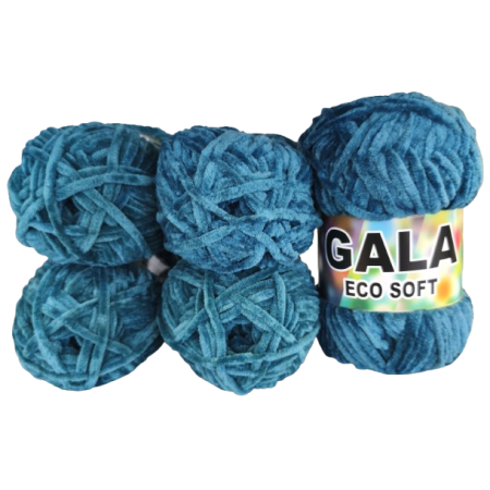 Gala Eco Chenille - 5er Pack - Petrol - Sonderposten