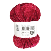100g Chenille Glitzer - 12 bordo - Sonderposten