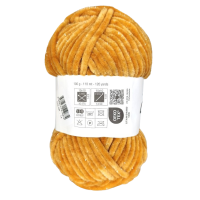100g Chenille Glitzer - 14 camel - Sonderposten