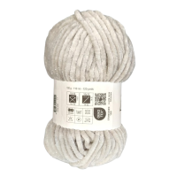 100g Chenille Glitzer - 17 natur - Sonderposten