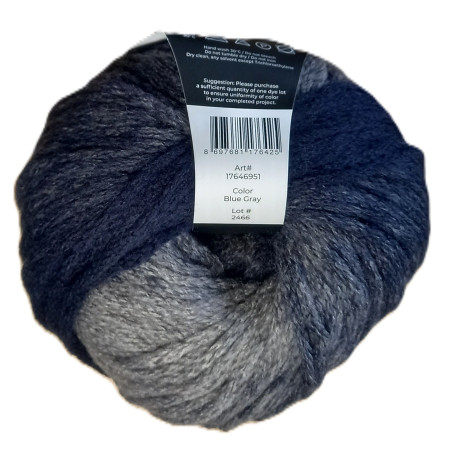 100g Plume - Ombre Verlauf - 6951 blau-grau - Sonderposten