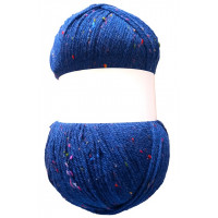 Megaball Tweed 400g - Sonderposten - mit Wolle !!! 226 Marine ( Banderolenfehler)