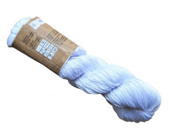 100% Bamboo - Bambusgarn - 100g Strang - 001 Reinweiss
