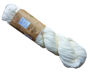 100% Bamboo - Bambusgarn - 100g Strang - 01 Creme