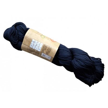 100% Bamboo - Bambusgarn - 100g Strang - 05 Dunkelblau
