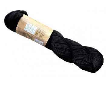 100% Bamboo - Bambusgarn - 100g Strang - 06 Schwarz