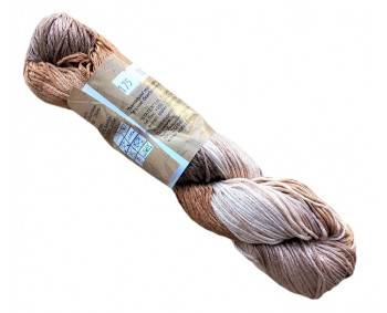 100% Bamboo - Bambusgarn Handdyed - 100g Strang - 175 Beige-Braun