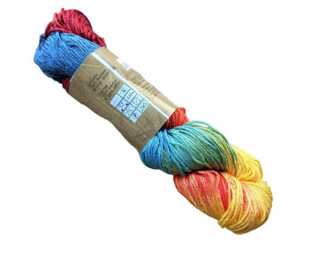 100% Bamboo - Bambusgarn Handdyed - 100g Strang - 179 Bunt