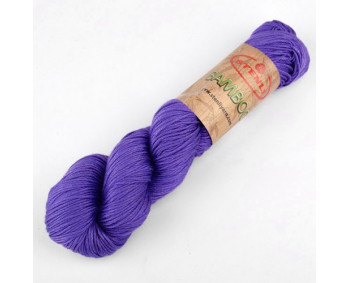 100% Bamboo - Bambusgarn - 100g Strang - 19 lila
