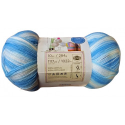284g Megaball - Banderolenfehler + Mindergewicht - Farbe Blau