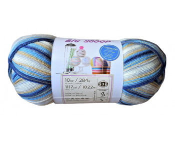 BigScoop 284g Megaball - Farbe Blau-Grau-Creme