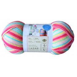 284g Megaball - Banderolenfehler + Mindergewicht - Farbe Bunt 