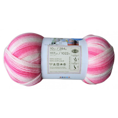 284g Megaball - Banderolenfehler + Mindergewicht - Farbe Rosa