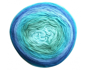 Mandala Bonus - 300g Cake - Sonderposten - MB25 - Grün-Blau