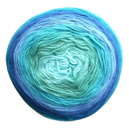 Mandala Bonus - 300g Cake - Sonderposten - MB25 - Grün-Blau