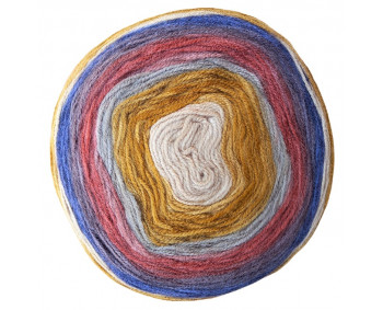 Mandala Bonus - 300g Cake - Sonderposten - MB09 senf-bordo-grau