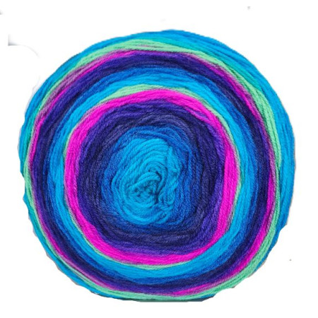 Mandala Bonus - 300g Cake - Sonderposten - MB29 lila-türkis-pink