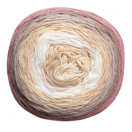 Mandala Bonus - 300g Cake - Sonderposten - MB02 creme-beige-rosé