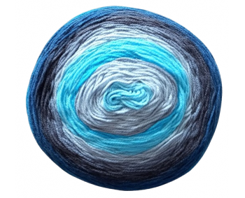 Mandala Bonus - 300g Cake - Sonderposten - MB11 blau-grau