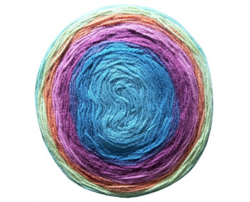 Mandala Bonus - 300g Cake - Sonderposten - MB05 petrol-altrosa-grün