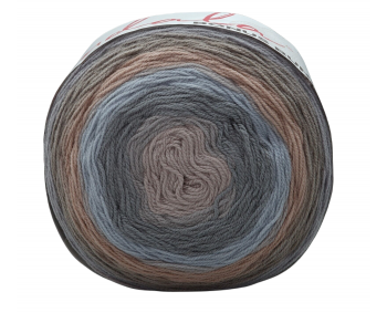 Mandala Bonus - 300g Cake - Sonderposten - MB07 grau-beige