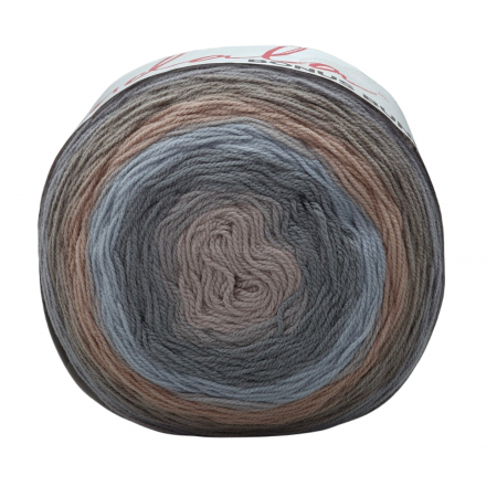 Mandala Bonus - 300g Cake - Sonderposten - MB07 grau-beige