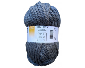 Mega Chunky Yarn 300g Sonderposten / Banderolenfehler - 07 grau