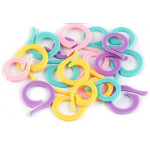 Maschenmarkierer - Plasteringe gemischt - 20Stück  (0,10€/Stk.)