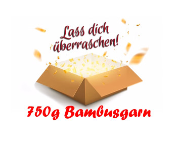 Bambusgarn - Probierpaket - 750g - Überraschung