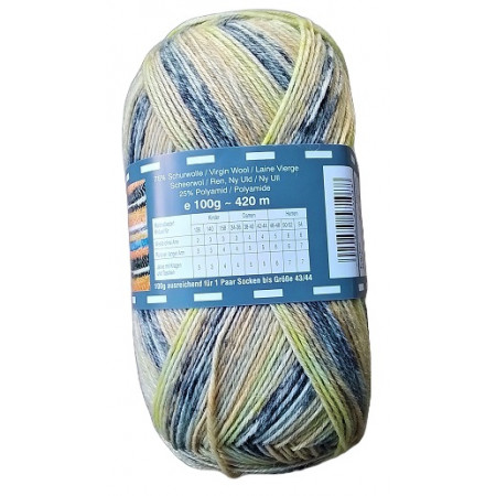Twister Sox 4 Color - Sockenwolle 100g - Farbe 827
