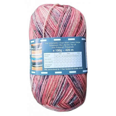 Twister Sox 4 Color - Sockenwolle 100g - Farbe 829