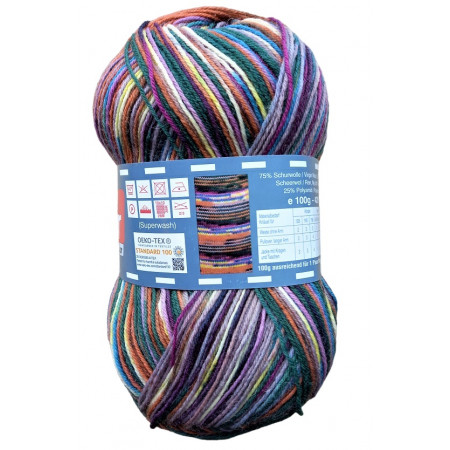 Twister Sox 4 Color - Sockenwolle 100g - Farbe 835