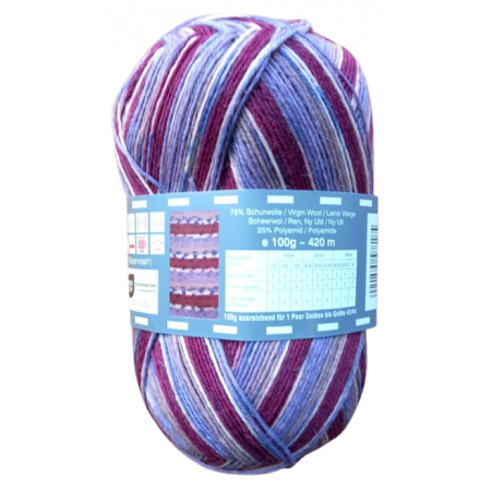 Twister Sox 4 Color - Sockenwolle 100g - Farbe 842