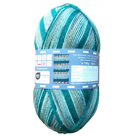 Twister Sox 4 Color - Sockenwolle 100g - Farbe 844