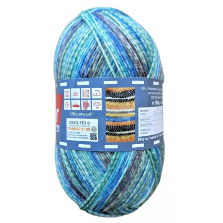 Twister Sox 4 Color - Sockenwolle 100g - Farbe 821