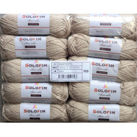 Banderolenfehler - Solofim Acrylgarn - 10 x 35g = 350g - Farbe 2 natur
