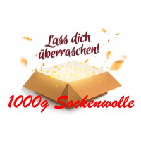 Sockenwolle - Probierpaket - 1000g - Überraschung