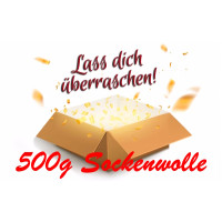 Sockenwolle - Probierpaket - 500g - Überraschung