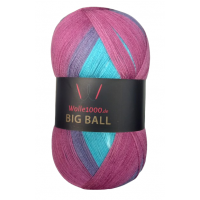 Wolle1000 BigBall 500g - Farbe BB104 - Altrosa-Mint