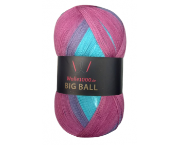 Wolle1000 BigBall 500g - Farbe BB104 - Altrosa-Mint