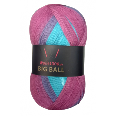 Wolle1000 BigBall 500g - Farbe BB104 - Altrosa-Mint