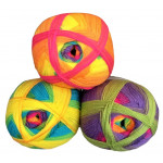 Wolle1000 BigBall 500g - Farbe BB209 - Regenbogen